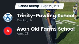 Recap: Trinity-Pawling School vs. Avon Old Farms School 2017