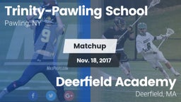 Matchup: Trinity-Pawling vs. Deerfield Academy  2017