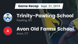 Recap: Trinity-Pawling School vs. Avon Old Farms School 2019
