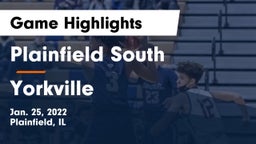 Plainfield South  vs Yorkville  Game Highlights - Jan. 25, 2022