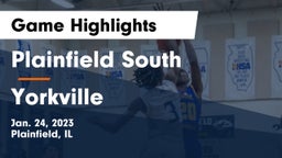 Plainfield South  vs Yorkville  Game Highlights - Jan. 24, 2023