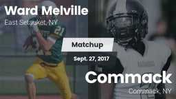 Matchup: Ward Melville  vs. Commack  2017