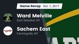 Recap: Ward Melville  vs. Sachem East  2017