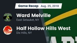 Recap: Ward Melville  vs. Half Hollow Hills West  2018