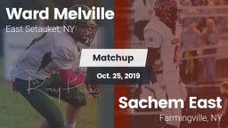Matchup: Ward Melville  vs. Sachem East  2019