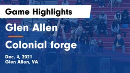Glen Allen  vs Colonial forge Game Highlights - Dec. 4, 2021
