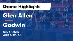 Glen Allen  vs Godwin  Game Highlights - Jan. 17, 2022