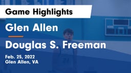 Glen Allen  vs Douglas S. Freeman  Game Highlights - Feb. 25, 2022