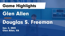 Glen Allen  vs Douglas S. Freeman  Game Highlights - Jan. 3, 2023