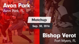 Matchup: Avon Park High vs. Bishop Verot  2016