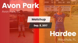 Matchup: Avon Park High vs. Hardee  2017