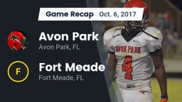 Recap: Avon Park  vs. Fort Meade  2017