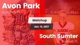 Matchup: Avon Park High vs. South Sumter  2017
