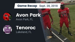 Recap: Avon Park  vs. Tenoroc  2018
