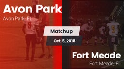 Matchup: Avon Park High vs. Fort Meade  2018