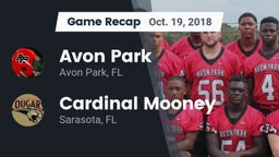 Recap: Avon Park  vs. Cardinal Mooney  2018