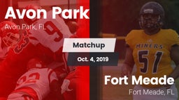 Matchup: Avon Park High vs. Fort Meade  2019