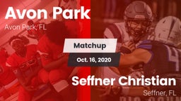 Matchup: Avon Park High vs. Seffner Christian  2020