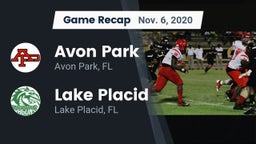 Recap: Avon Park  vs. Lake Placid  2020