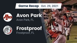 Recap: Avon Park  vs. Frostproof  2021