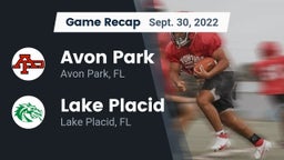 Recap: Avon Park  vs. Lake Placid  2022