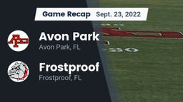 Recap: Avon Park  vs. Frostproof  2022