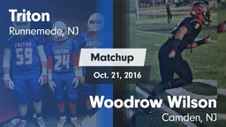 Matchup: Triton  vs. Woodrow Wilson  2016