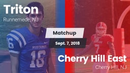 Matchup: Triton  vs. Cherry Hill East  2018