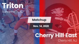 Matchup: Triton  vs. Cherry Hill East  2020