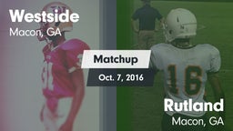Matchup: Westside  vs. Rutland  2016