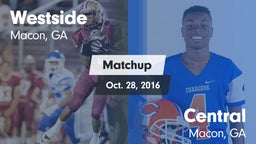 Matchup: Westside  vs. Central  2016