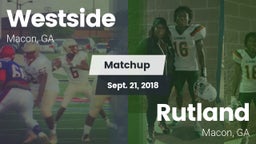 Matchup: Westside  vs. Rutland  2018