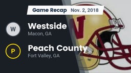 Recap: Westside  vs. Peach County  2018
