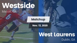Matchup: Westside  vs. West Laurens  2020