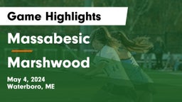 Massabesic  vs Marshwood  Game Highlights - May 4, 2024