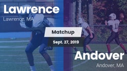 Matchup: Lawrence  vs. Andover  2019