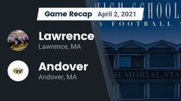 Recap: Lawrence  vs. Andover  2021