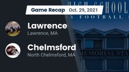 Recap: Lawrence  vs. Chelmsford  2021
