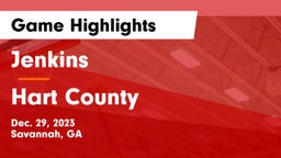 Jenkins  vs Hart County  Game Highlights - Dec. 29, 2023