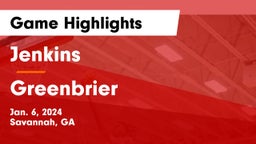 Jenkins  vs Greenbrier  Game Highlights - Jan. 6, 2024