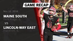 Recap: Maine South  vs. Lincoln-Way East  2016
