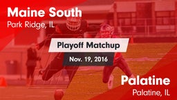 Matchup: Maine South High vs. Palatine  2016