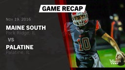 Recap: Maine South  vs. Palatine  2016