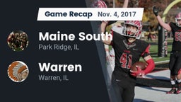 Recap: Maine South  vs. Warren  2017