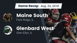 Recap: Maine South  vs. Glenbard West  2018