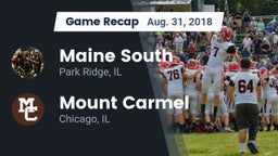 Recap: Maine South  vs. Mount Carmel  2018