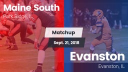 Matchup: Maine South High vs. Evanston  2018