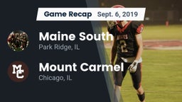 Recap: Maine South  vs. Mount Carmel  2019