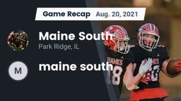 Recap: Maine South  vs. maine south 2021