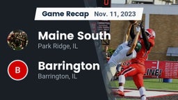 Recap: Maine South  vs. Barrington  2023